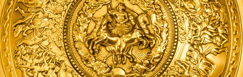 The monumental Shield of Achilles, as interpreted by Mennica Polska