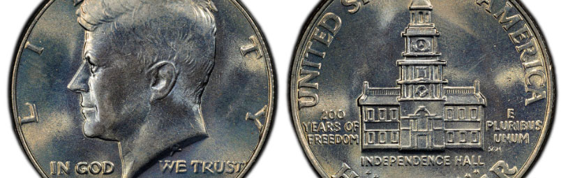 1976 Bicentennial Half Dollars Common in Circulation, Highly Collectible