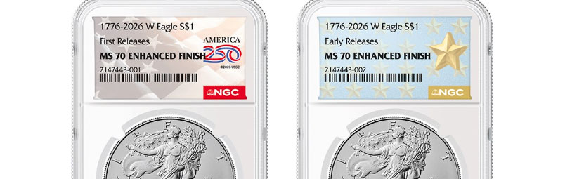 NGC Special Labels and Designations for the 1776-2026-W Enhanced Uncirculated Silver Eagles