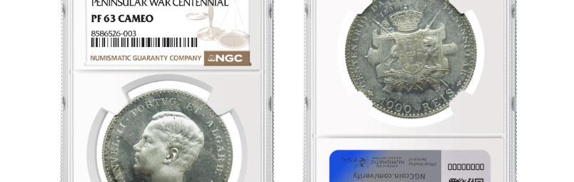 JA Auctions Offers NGC-certified 1910 Coin Commemorating Peninsular War