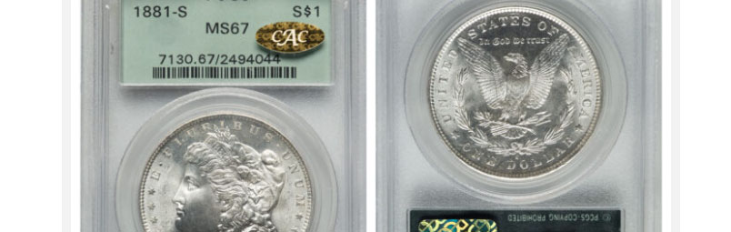 Gold CAC 1881-S Morgan Dollar Leads $619K Heritage Auction