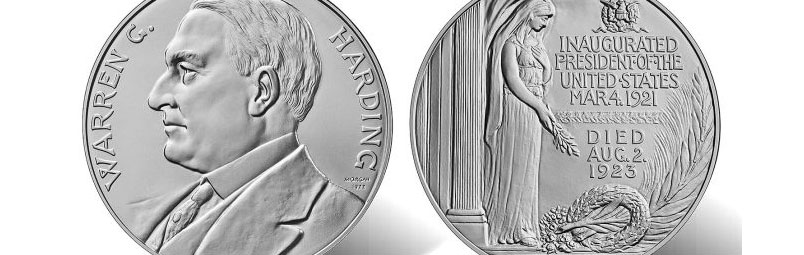 U.S. Mint Releases Warren G. Harding Presidential Silver Medal
