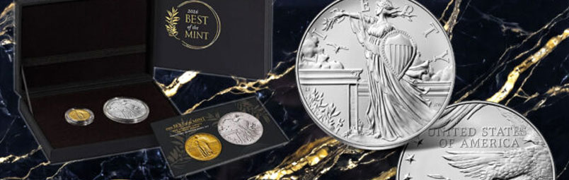 U.S. Mint Launches Standing Liberty Gold Coin and Medal Set