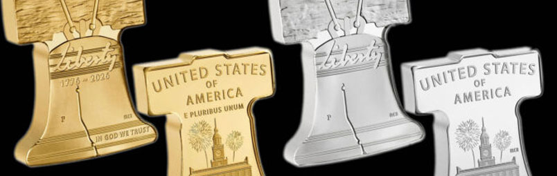 U.S. Mint Liberty Bell-Shaped Coins and Medal Launch July 16