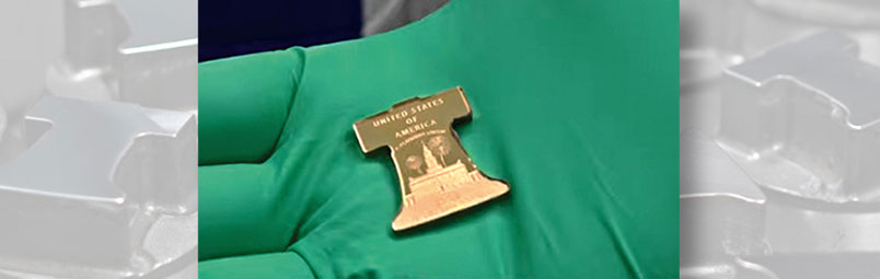 Making a bell-shaped coin