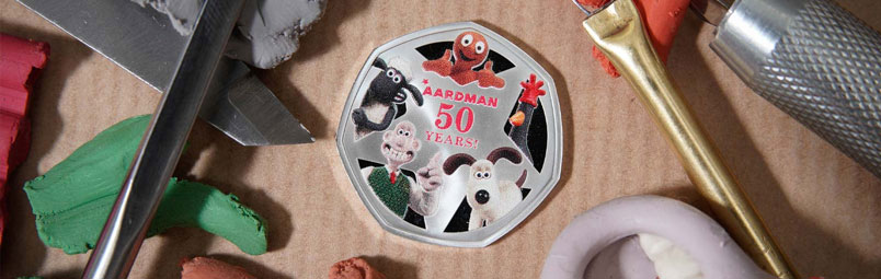 From Clay To Coin: The Royal Mint Celebrates 50 Years Of Aardman With A 50p