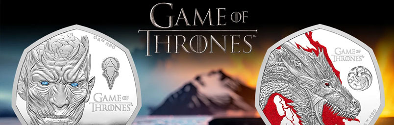 The Royal Mint Marks 15 Years of Game of Thrones with Ice and Fire Coin Collection