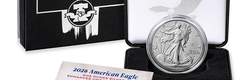 2026 American Eagle One Ounce Silver Enhanced Uncirculated Coin Available July 21