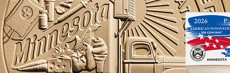 2026 American Innovation $1 Coin Rolls and Bags™ Featuring Minnesota on Sale July 28