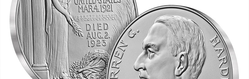Warren G. Harding Presidential Silver Medal Available on May 13